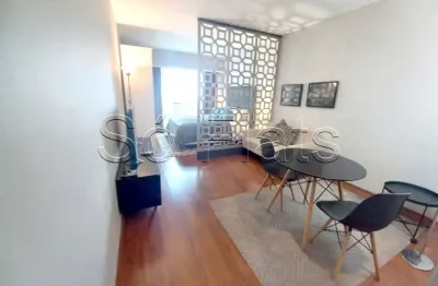 Flat no sol alphaville contendo 30m², 1 dormitório e 1 vaga de garagem disponível para locação