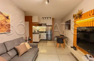 Apartamento no la residence itaim para locação próximo a avenida faria lima 1 dorm.