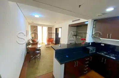 Flat george v, no itaim, flat alto padrão para morar ou investir