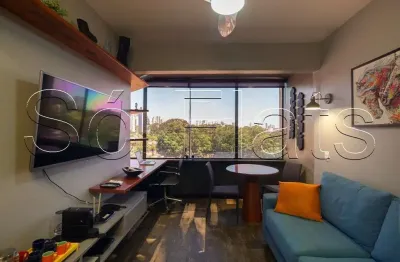Flat no morumbi business, disponível para locação com 42m², 1 dormitório e 1 vaga.