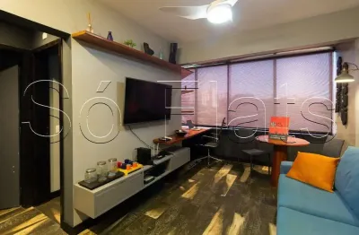 Apartamento no morumbi business, disponível para locação com 42m², 1 dormitório e 1 vaga.