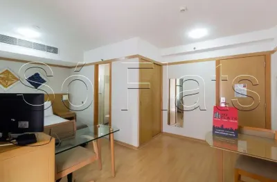 Flat com 28m² e 1 dormitório para locação no jardins prox. da rua frei caneca