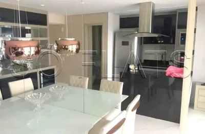 Apartamento flat de alto padrão no Itaim Bibi para locação com 1 dormitório.