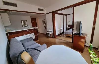 Ninety contendo 33m² com 1 dormitório e 1 vaga para locação nos jardins.