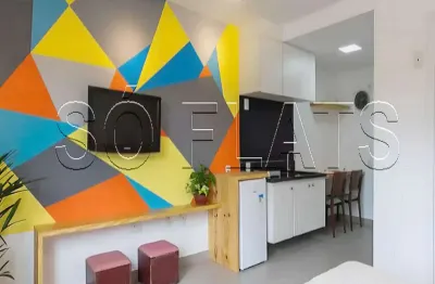 Is moema, studio disponível para venda com 27m² e 01 dormitório