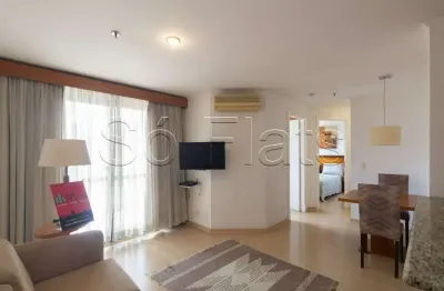 Flat disponível para locação na vila olímpia mobiliado com 2 dormitórios próximo da av bandeirantes