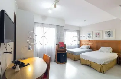 Flat disponível para locação slaviero moema com 26m², 1 dormitório e 1 vaga de garagem.