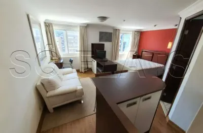 Flat transamérica international plaza disponível para venda com 29m² e 01 vaga de garagem