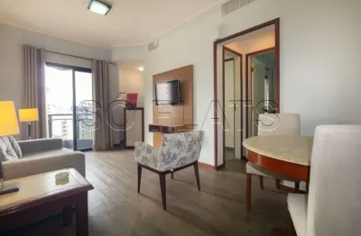 Flat massis com 1 dormitório 42m² na rua do shopping center 3 para locação