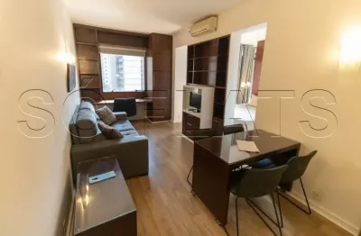 Flat staybridge com 38m², 1 dorm e 1 vaga disponível locação no itaim bibi