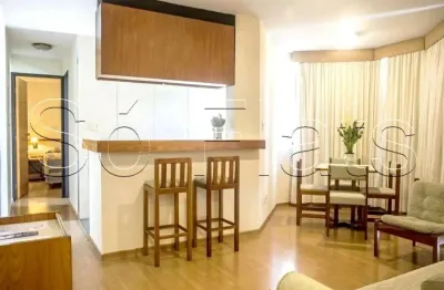Flat disponível para locação bem localizado, próx da avenida santo amaro e metrô campo belo.