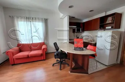 Flat disponível para locação próximo da av das nações unidas.