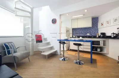 Flat palazzo gritti 48m² 1 dormitório e 1 vaga disponível para locação na vila nova conceição.