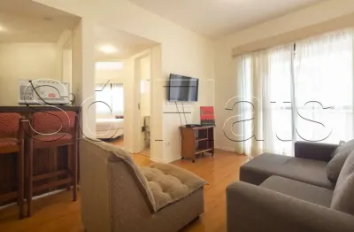 Flat na vila nova conceição próximo da avenida santo amaro disponível locação.