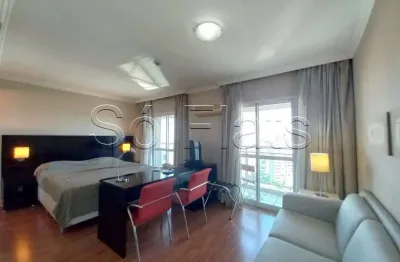 Flat próximo da puc entre a av. sumaré e av. pacaembu disponível para locação.