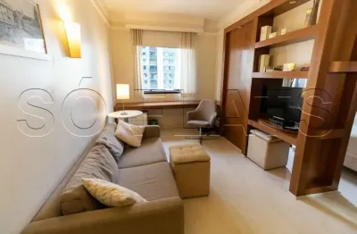 Flat no staybridge 38m² 1 dormitório 1 vaga disponível para locação no itaim bibi.