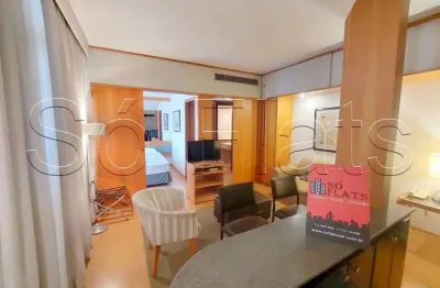 Flat address com 42m², 1 dormitório e 1 vaga disponível para locação no itaim bibi.