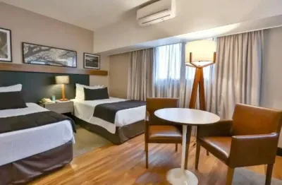 Flat para locação no wyndham berrini, contendo 29m², 1 dormitório e 1 vaga.