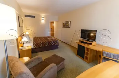 Sol alphaville com 36m² , 1 dormitório e 1 vaga de garagem disponível para locação.