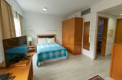 Comfort alphaville 1 dormitório disponível para locação fácil acesso a são paulo