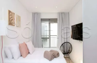 Lindo residencial think home república disponível para venda com 21m² e 1 dormitório