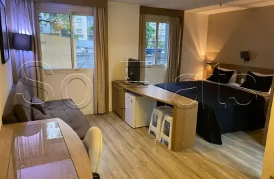 Flat wyndham paulista disponível para venda com 27m², 01 dorm e 01 vaga de garagem