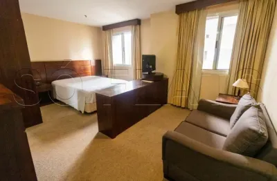 Flat mobiliado reformado no coração do jardins com serviços completos