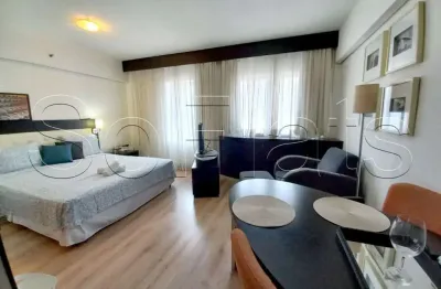 Flat nos jardins mobiliado e disponível para locação 1 dormitório e 1 vaga