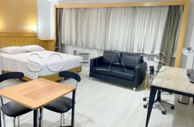 Flat transamérica faria lima 1 dormitório 1 vaga disponível para locação