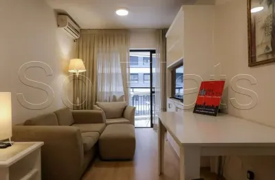 Flat no grand mercure itaim disponível para locação contendo 35m², 1 dormitório e 1 vaga de garagem.