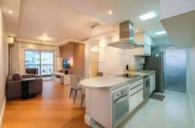 Flat disponível para locação no diogo home contendo 78m², 2 dormitórios e 2 vagas de garagem.