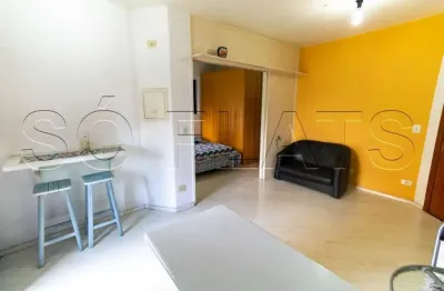 Flat apartamento griffes com 1 dormitório e 1 vaga disponível para locação no morumbi