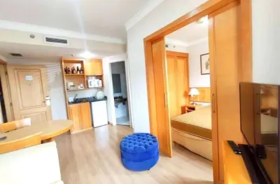 Apartamento mobiliado disponível para venda com 28m² e 01 vaga de garagem