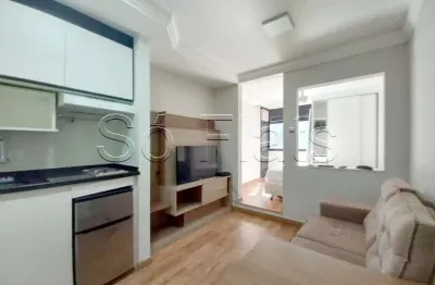 Flat disponível para locação no poeta drummond, contendo 26m², 1 dormitório e 1 vaga de garagem.