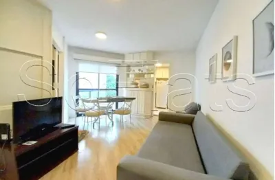 Apartamento com 02 dormitórios mobiliado e com serviços nos jardins