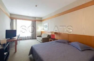 Flat wyndham nortel em santana disponível para locação com 27m², 1 dormitório e 1 vaga de garagem.
