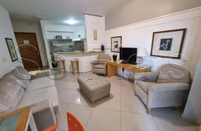 Flat no sequoia com 1 dorm e 1 vaga de garagem disponível locação em alphaville