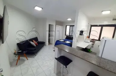 Apartamento próximo da avenida nove de julho disponível para locação com 29m², 1 dorm e 1 vaga.
