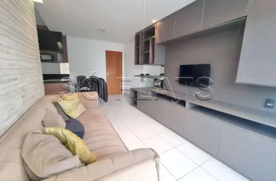 Flat saint charles, a venda com 68m², 02 dorm, 02 vagas, planta diferenciada, andar alto e vista top