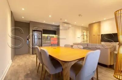 Apartamento com excelente estrutura no itaim bibi próximo ao parque do ibirapuera disponível locação