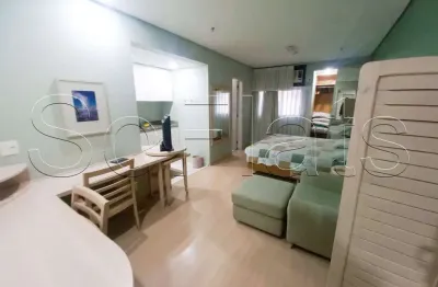 Flat mercure nações unidas, disponível para venda com 27m² e 01 vaga de garagem