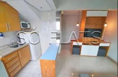 Flat com 1 quarto à venda na Avenida Ibijaú, 355, Moema, São Paulo