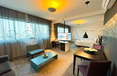 Flat blue tree alphaville, disponivel para venda com 53m², 01 dorm e 01 vaga