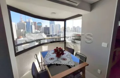 Flat paulista wall street disponível para venda com 51m², 01 dorm e 01 vaga