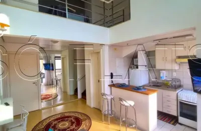 Flat international duplex disponível para venda com 41m², 01 dorm e 01 vaga de garagem