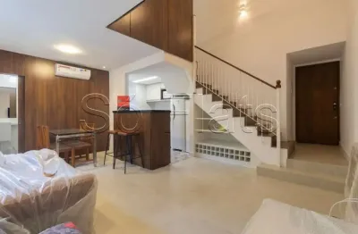 Apto no residencial chateau place vendome disponível para locação.com 1 dorm no jardim paulista.
