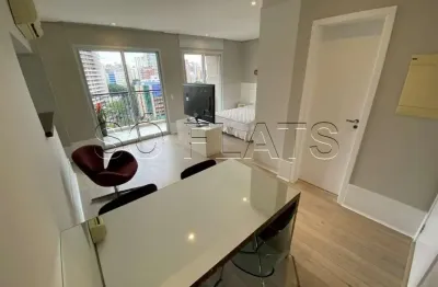 Flat no Diogo Home disponível para locação contendo 50m², 1 dormitório e 1 vaga de garagem.