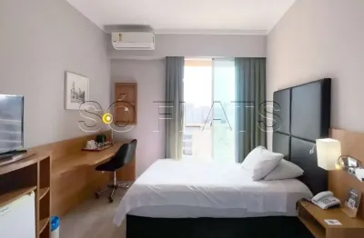 Apartamento no comfort ibirapuera contendo 26m², 1 dormitório e 1 vaga disponível para locação.