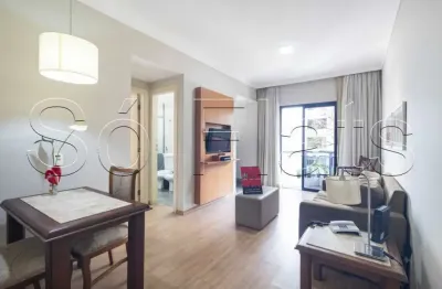 Apto no Opera disponível para locação contendo 42m², 1 dormitório e 1 vaga de garagem.