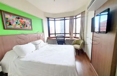 Flat l´hirondelle em campinas, apto disponível para venda com 45m², 01 dorm e 01 vaga